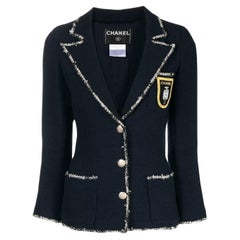 Chanel Devil Wears Prada Iconic CC Patch-Tweedjacke