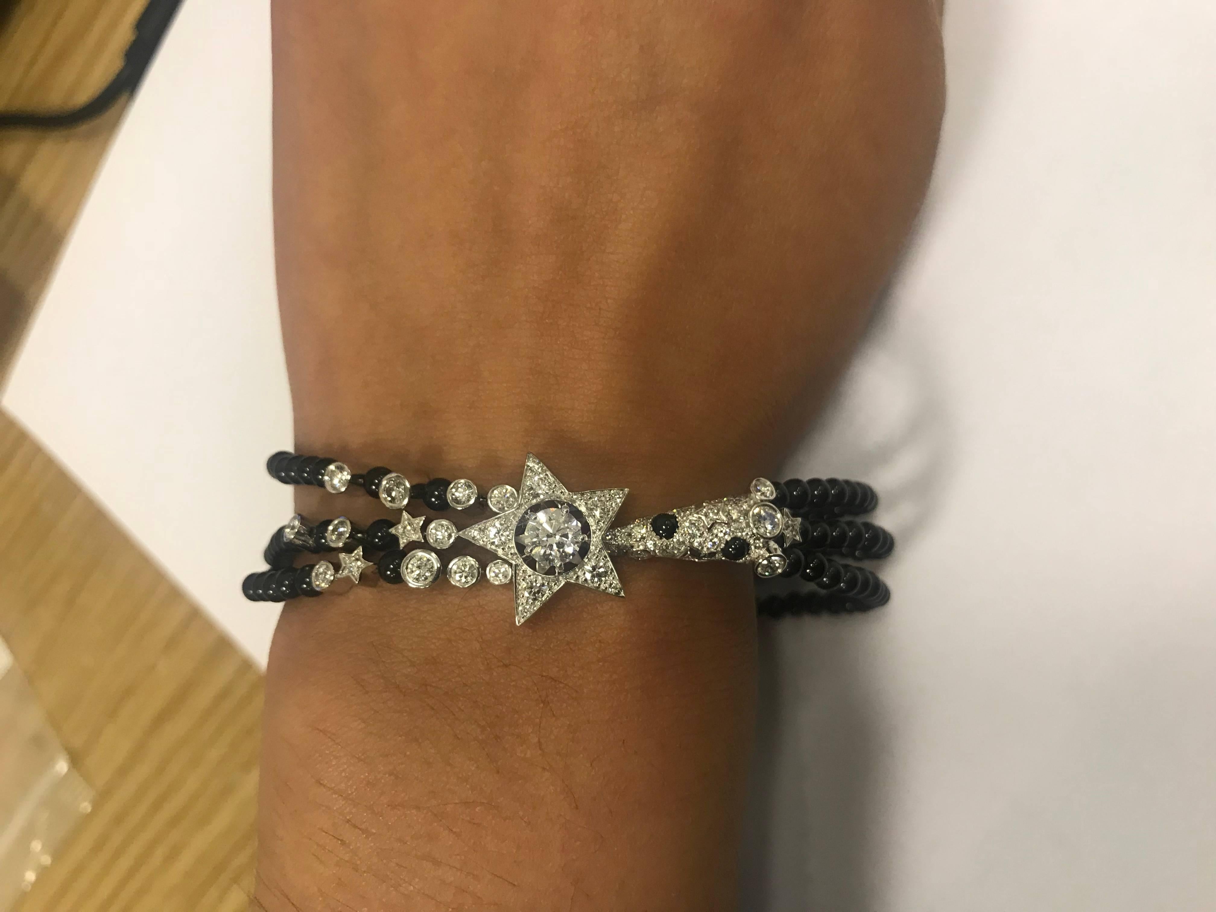 Chanel Diamond and Spinel Comete Bracelet  In Excellent Condition In London, GB