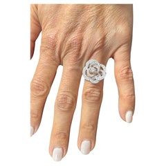 Chanel Diamond Camelia Ring 18k