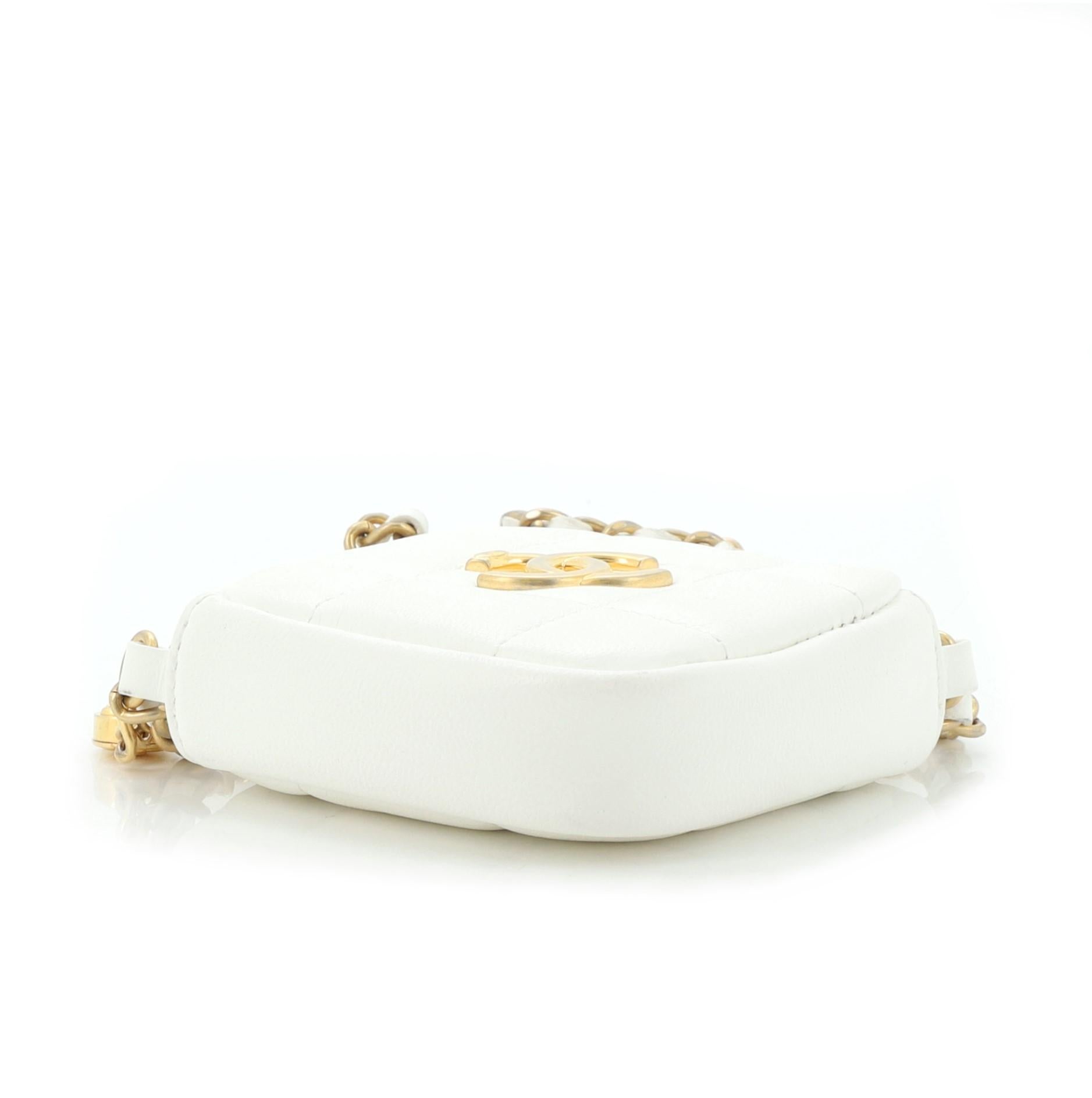 Women's or Men's Chanel Diamond Clutch with Chain Quilted Lambskin
