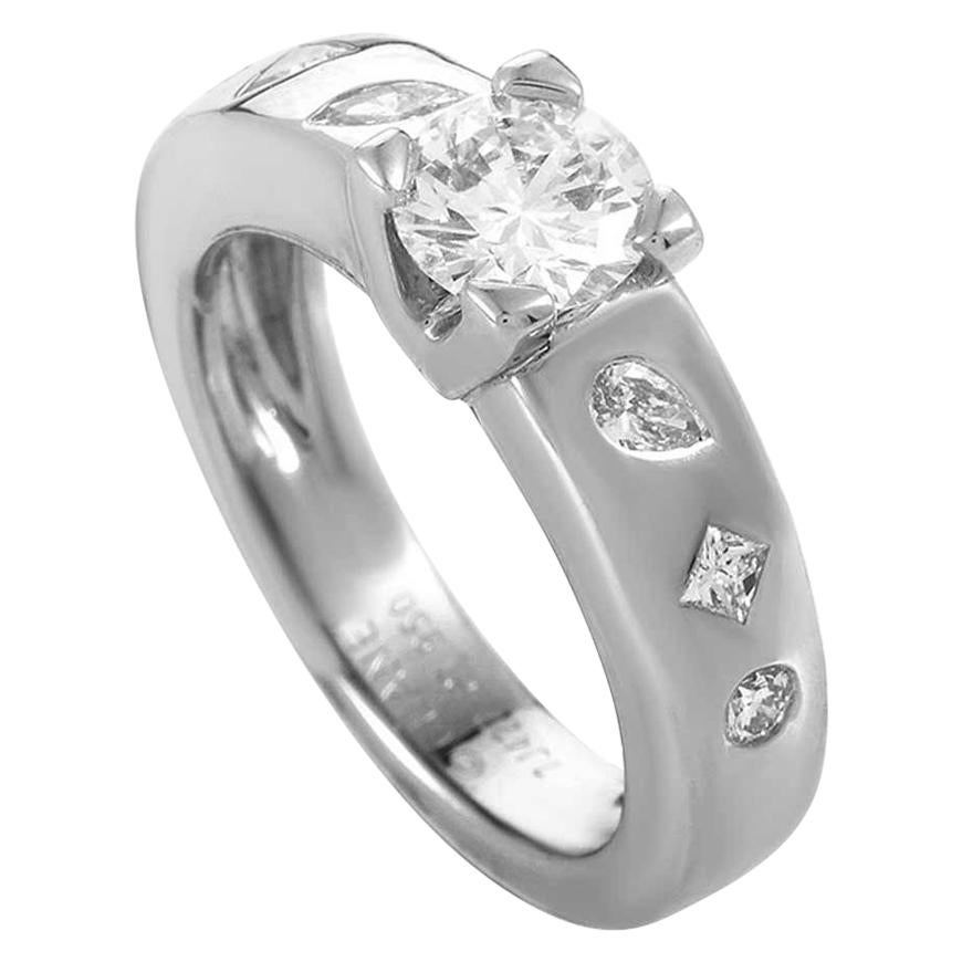 Chanel Diamond Platinum Engagement Ring