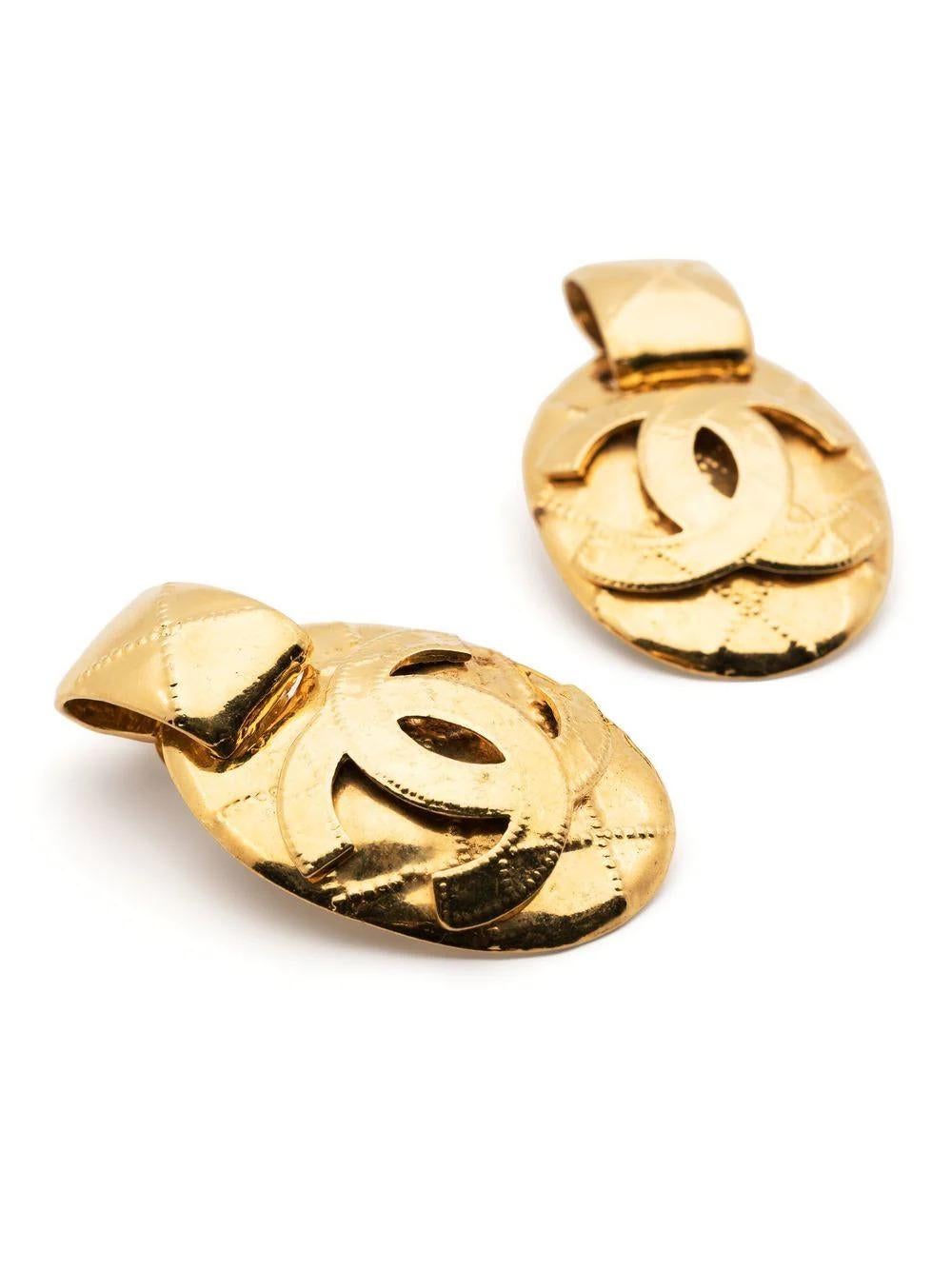 chanel big earrings