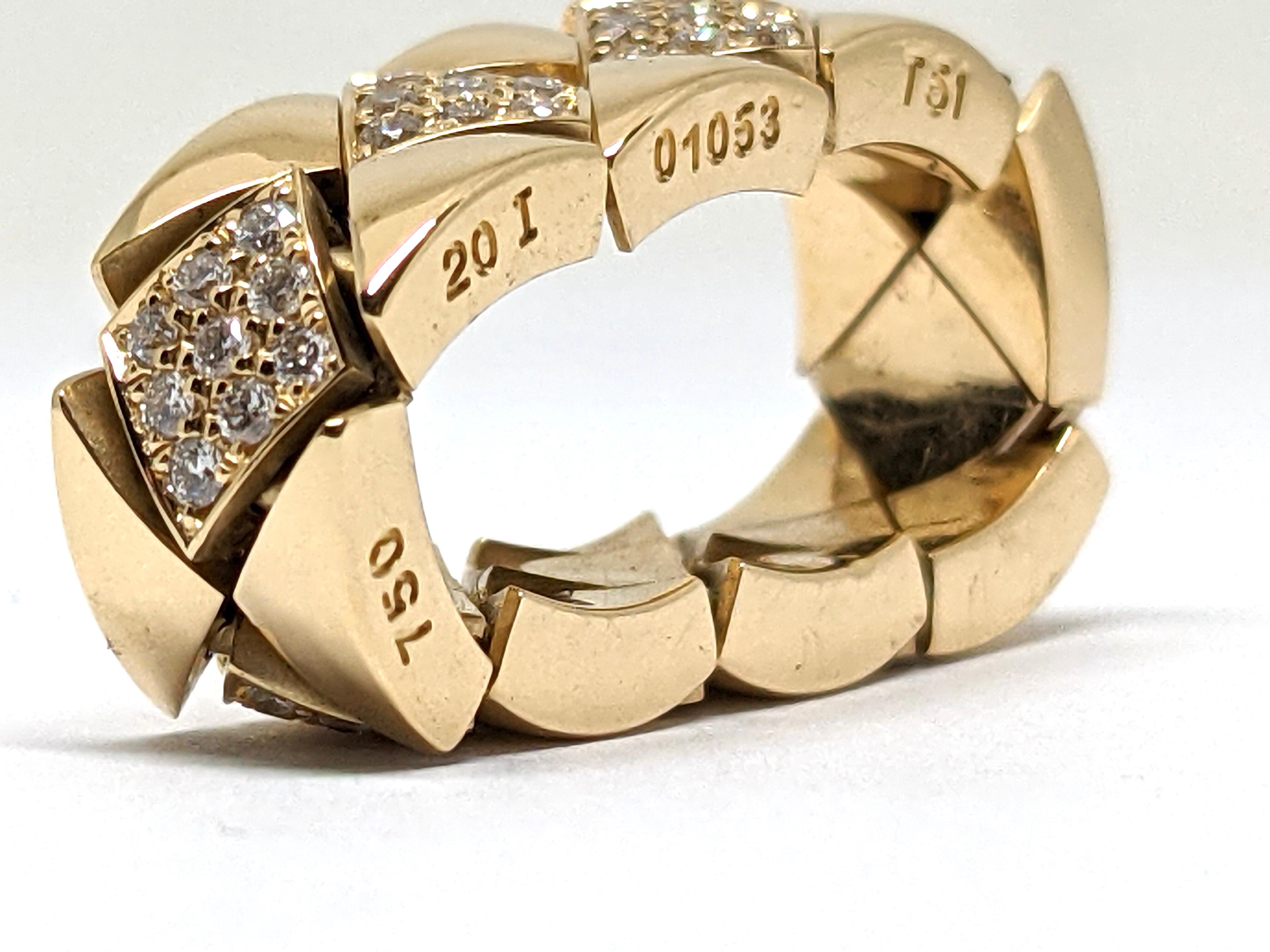 Chanel Diamond Ring Yellow Gold 4