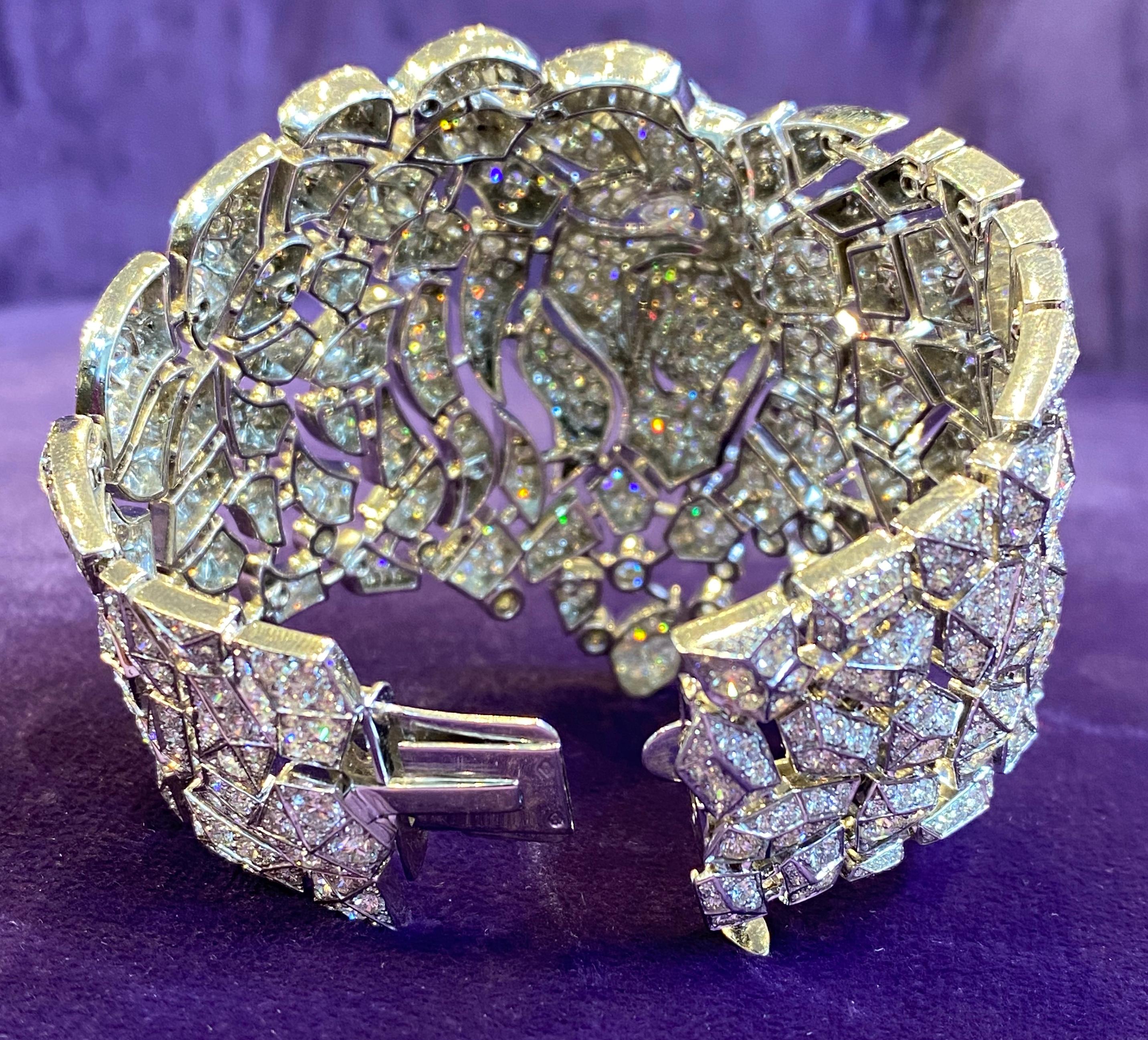 Chanel Diamond Sous le Signe du Lion Necklace & Cuff Bracelet Set 7