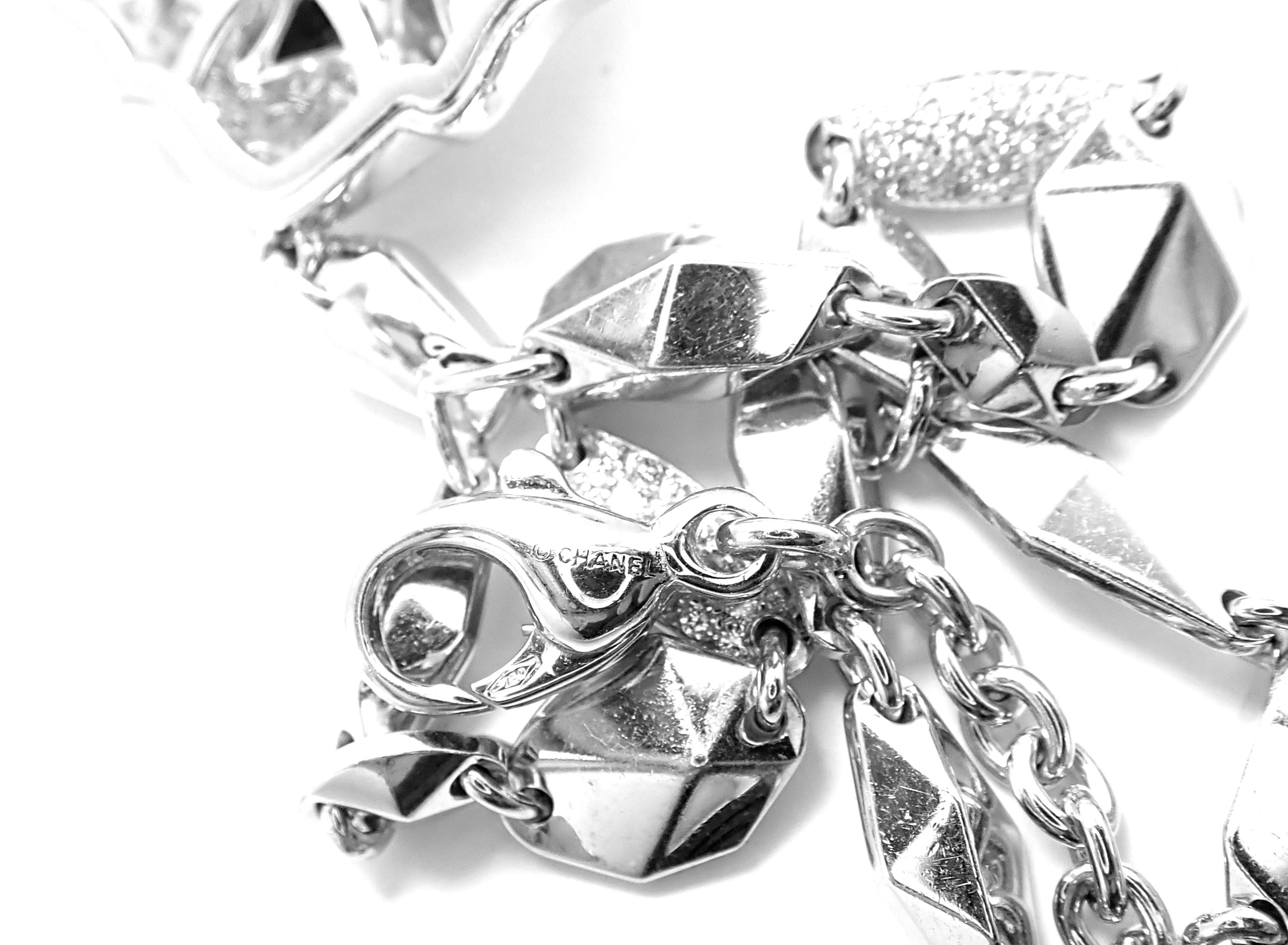 Chanel Diamond Sous Le Signe du Lion White Gold Pendant Necklace 2