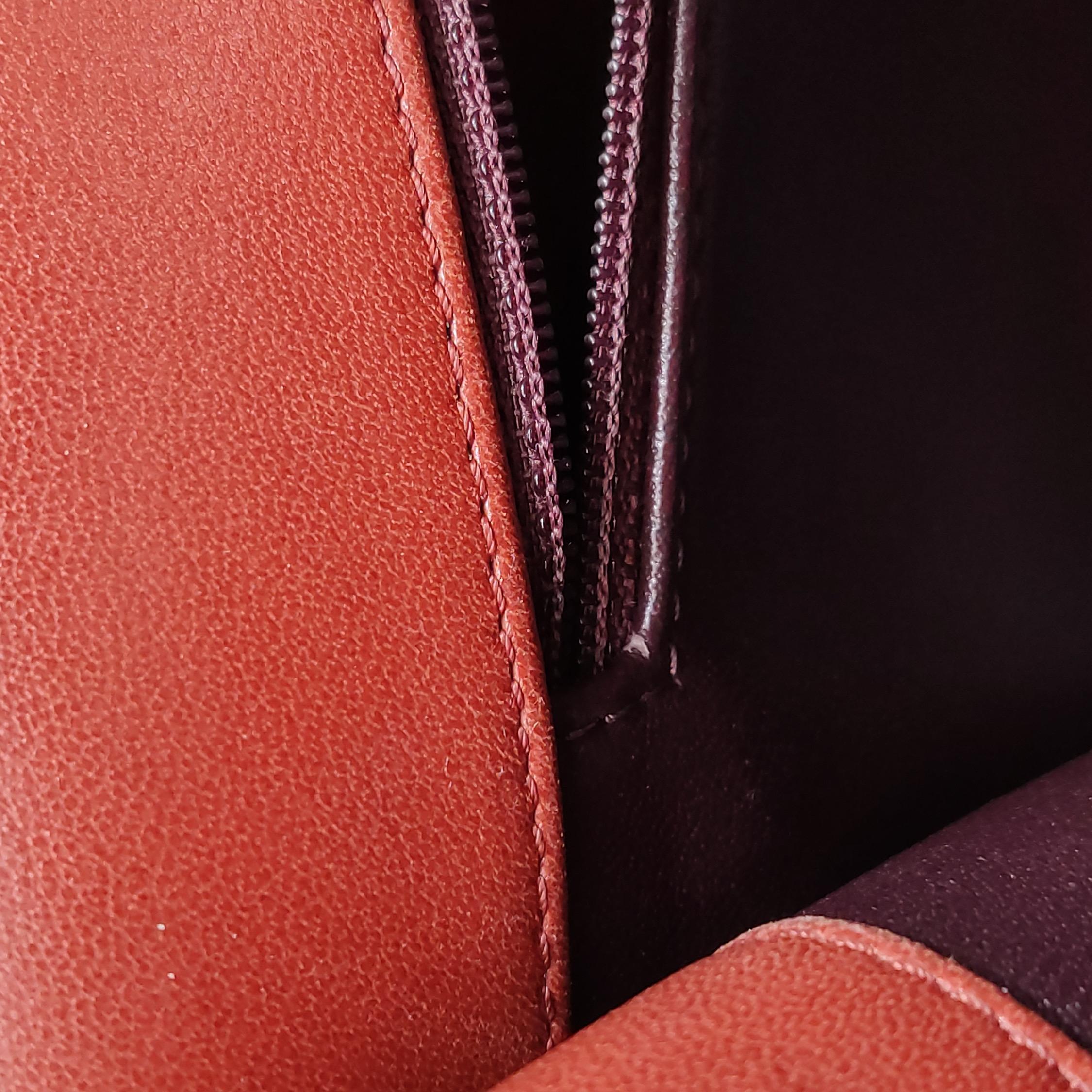 Chanel - Diana CC - Grand sac à rabat en cuir d'agneau rouge 2014-2015 en vente 4