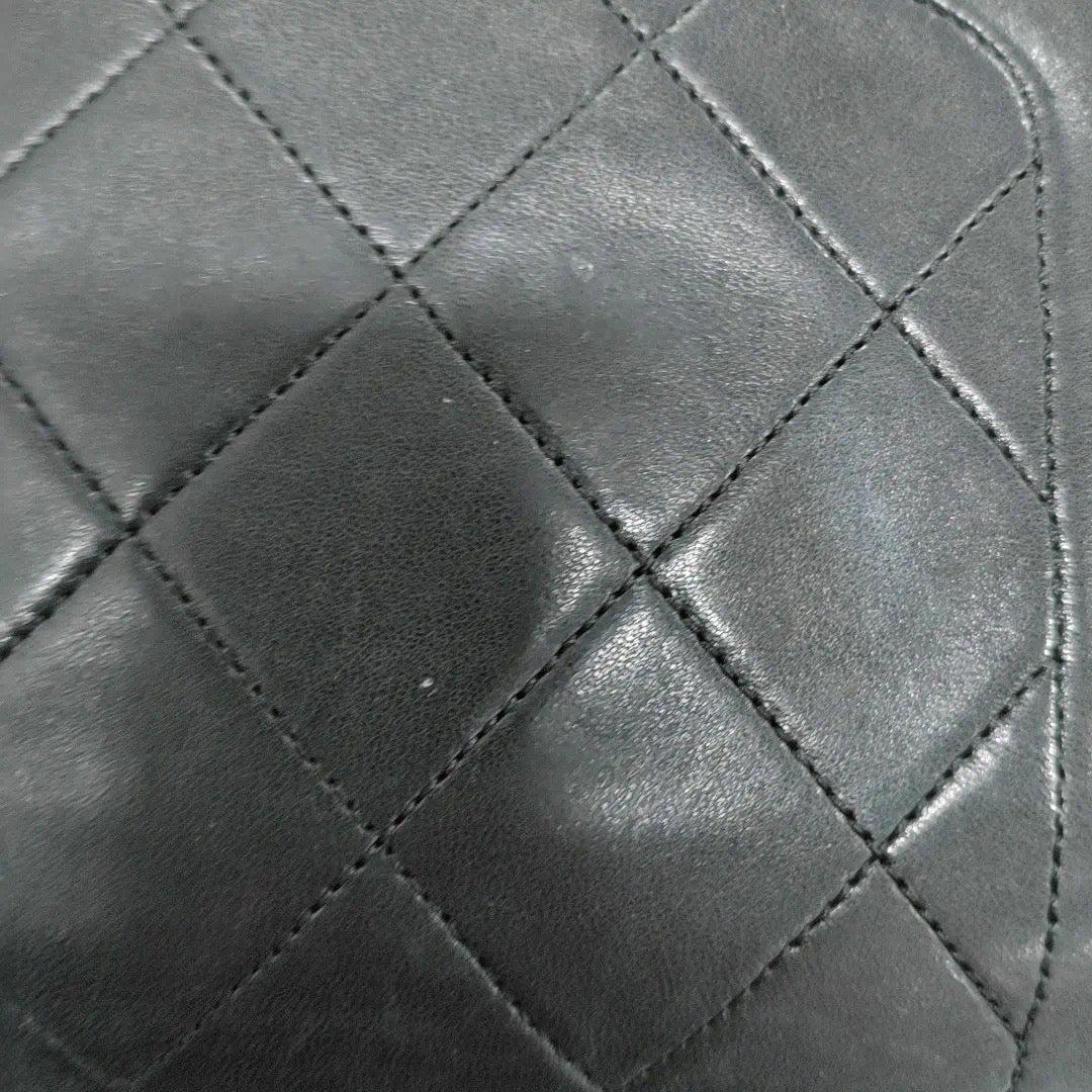 Chanel Diana CC Flap Bag Vintage Black Lambskin Leather with 24k Gold Hardware 4
