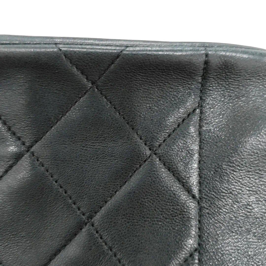 Chanel Diana CC Flap Bag Vintage Black Lambskin Leather with 24k Gold Hardware 5