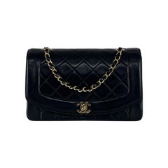 CHANEL Diana Flap Bag Black Lambskin – 1991–1994 Collection