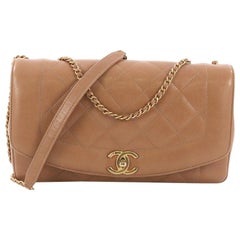 Chanel Diana Flap Bag Quilted Lambskin Medium