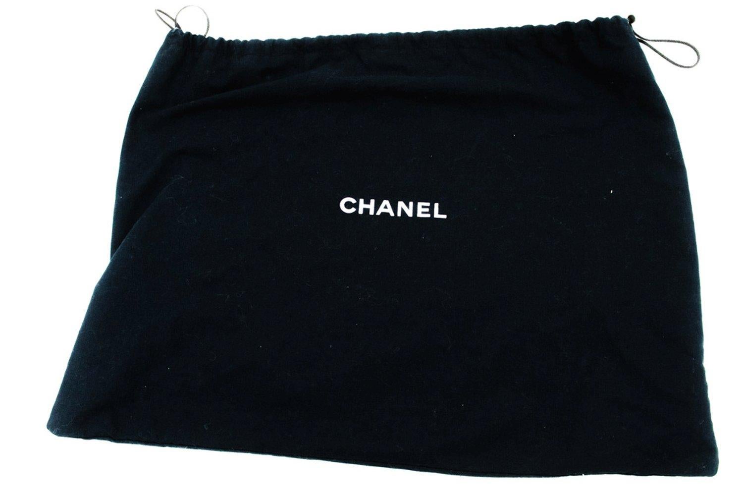 CHANEL Diana Flap Large Silver Chain Shoulder Bag Black Quilted en vente 13
