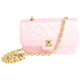 Chanel Diana Quilted Flap 4cz0821 Pink Satin Cross Body Bag For Sale at  1stDibs