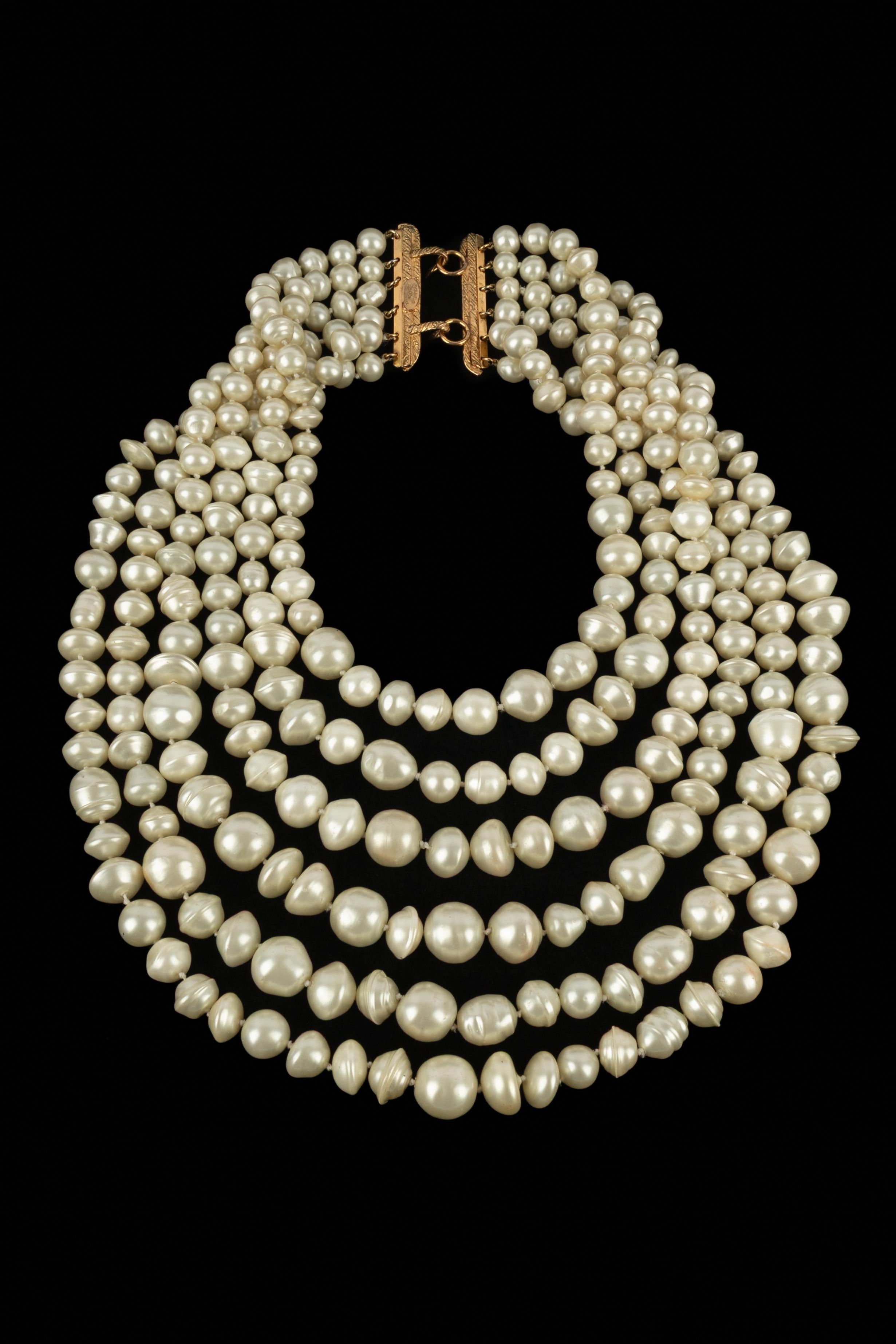 Chanel, collier dickey d'été 1993 Excellent état - En vente à SAINT-OUEN-SUR-SEINE, FR