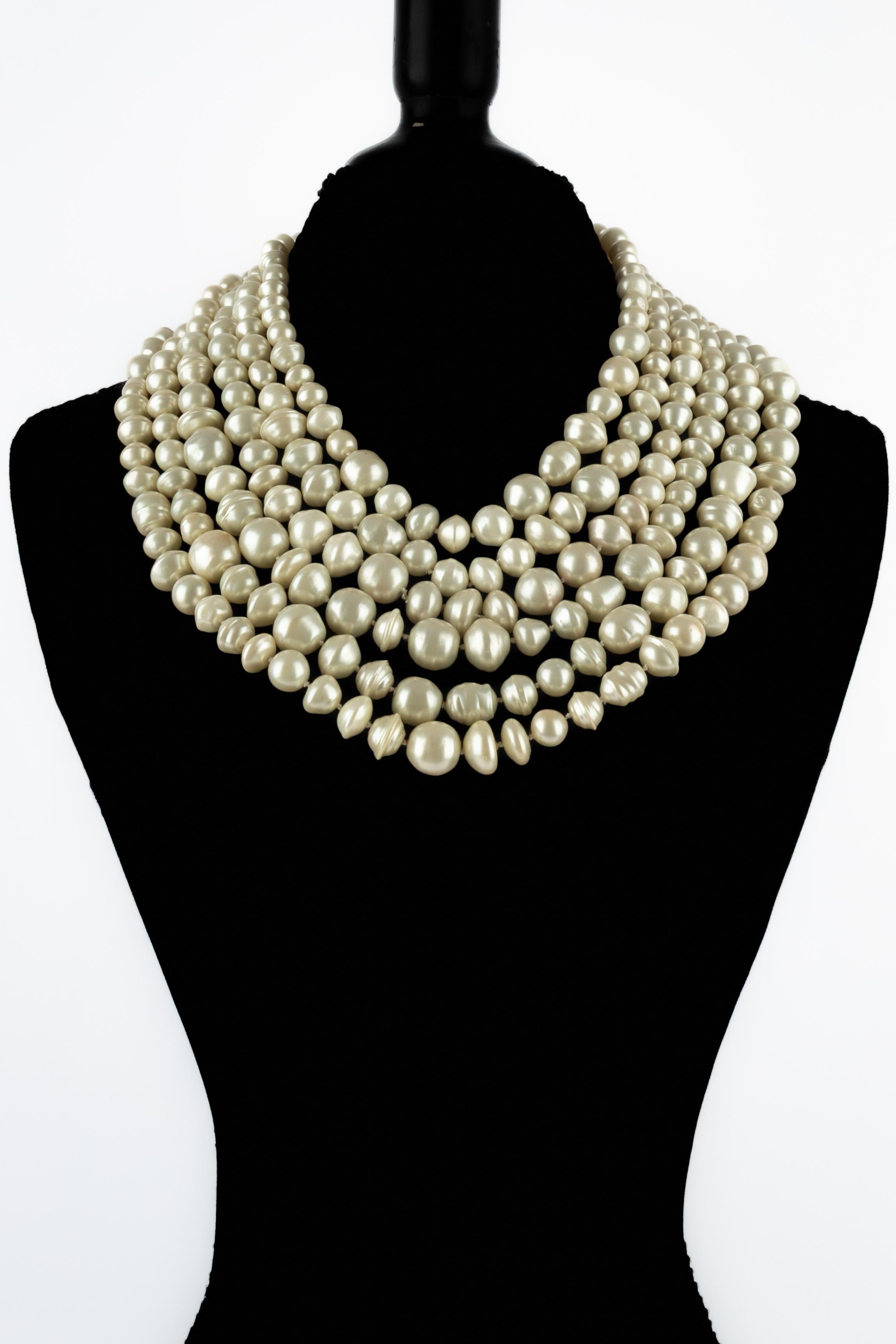 Chanel, collier dickey d'été 1993 en vente 4