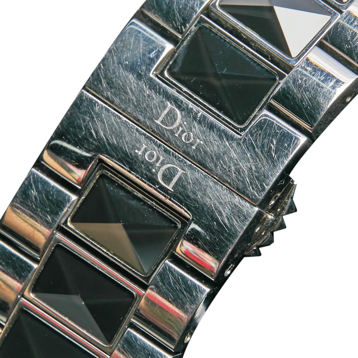 This Digital Chocolat watch from Chanel stands for quality and sophistication. The watch features a black ceramic bracelet designed with chocolate quilts-like accents. It is powered by a quartz movement and has a digital dial fashioned as a set of