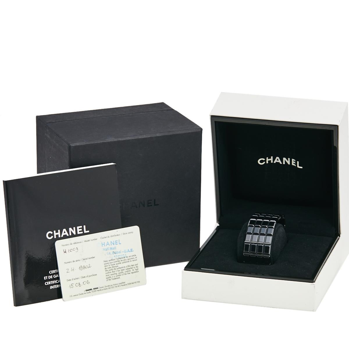 chanel chocolate watch