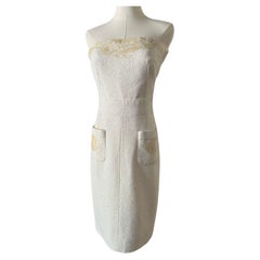 Abito da sposa Chanel in tweed madreperlato documentato