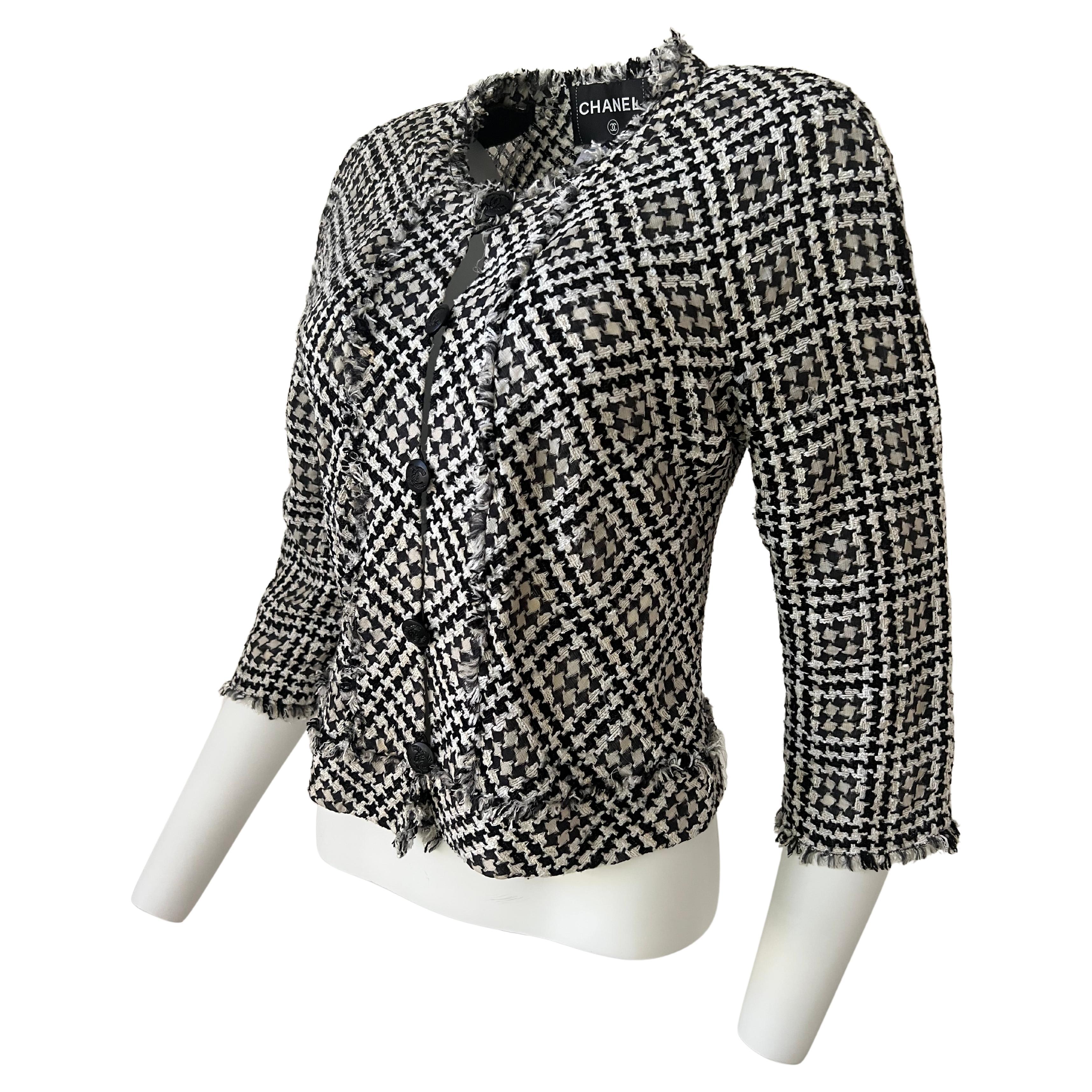 chanel checkered jacket
