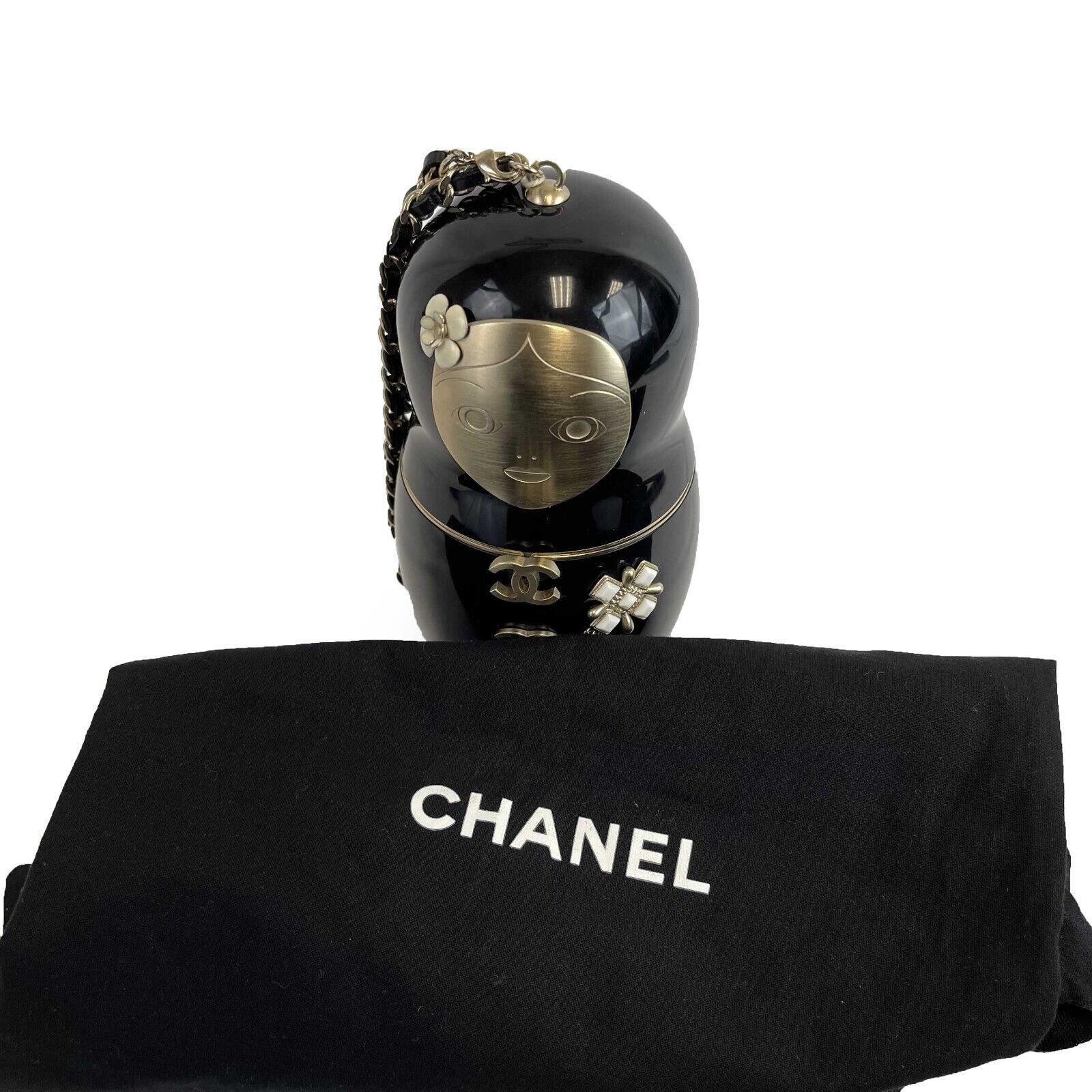 	CHANEL - Doll Clutch Rare Minaudiere Bag Moscow Matryoshka CC Gripoix Wristlet 3