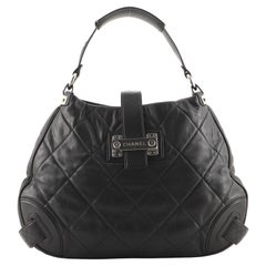 Chanel Door Latch Hobo Quilted Leather