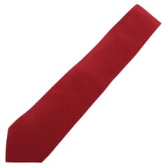 Chanel Dot Red Silk Necktie
