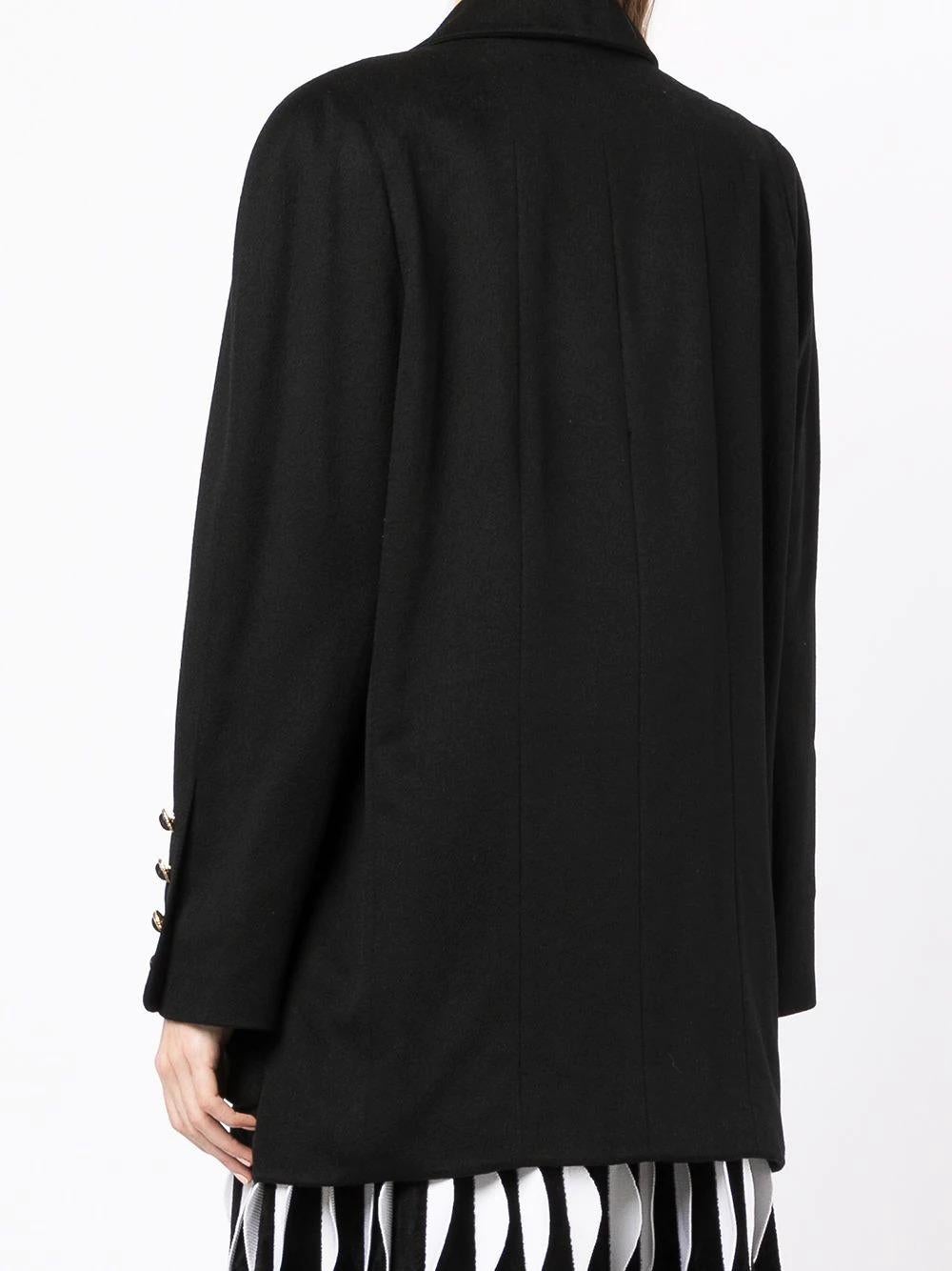 Chanel Double-breasted Cashmere Blazer In Excellent Condition For Sale In London, GB