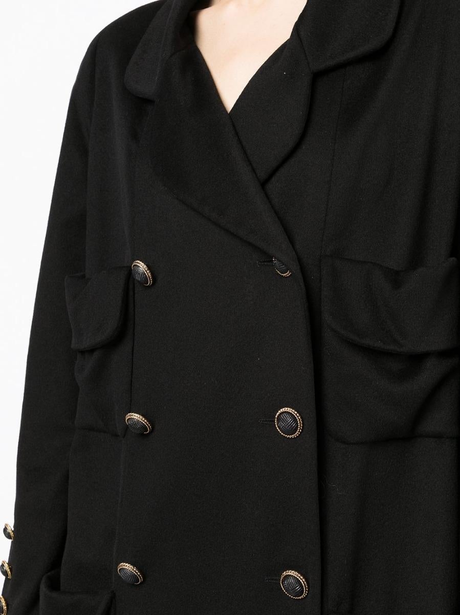 Women's Chanel Double-breasted Cashmere Blazer  For Sale
