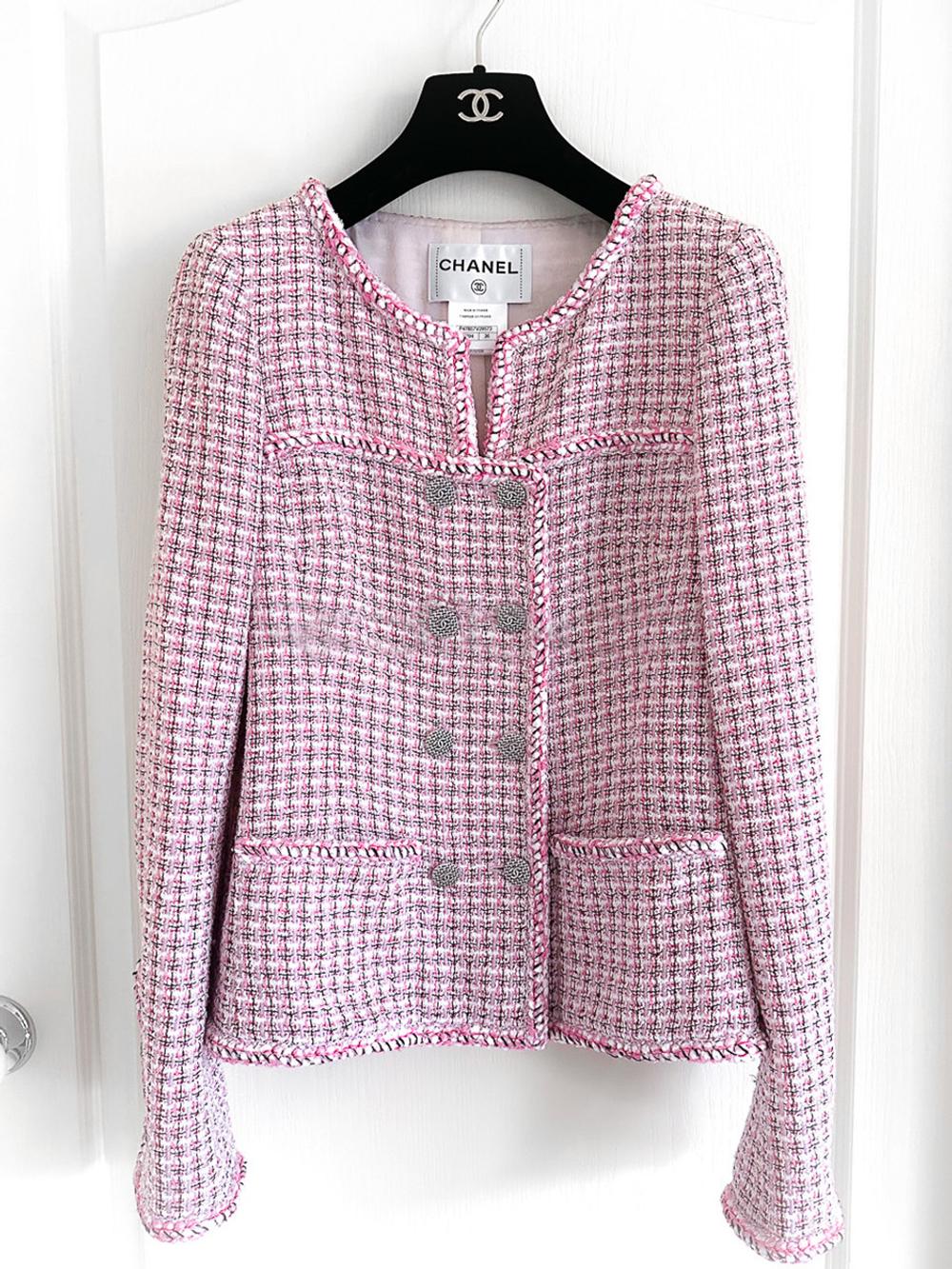 Chanel Double Breasted Lesage Tweed Jacket In Excellent Condition In Dubai, AE