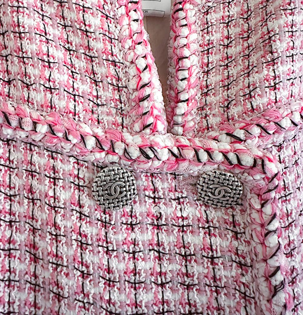 Chanel Double Breasted Lesage Tweed Jacket 2
