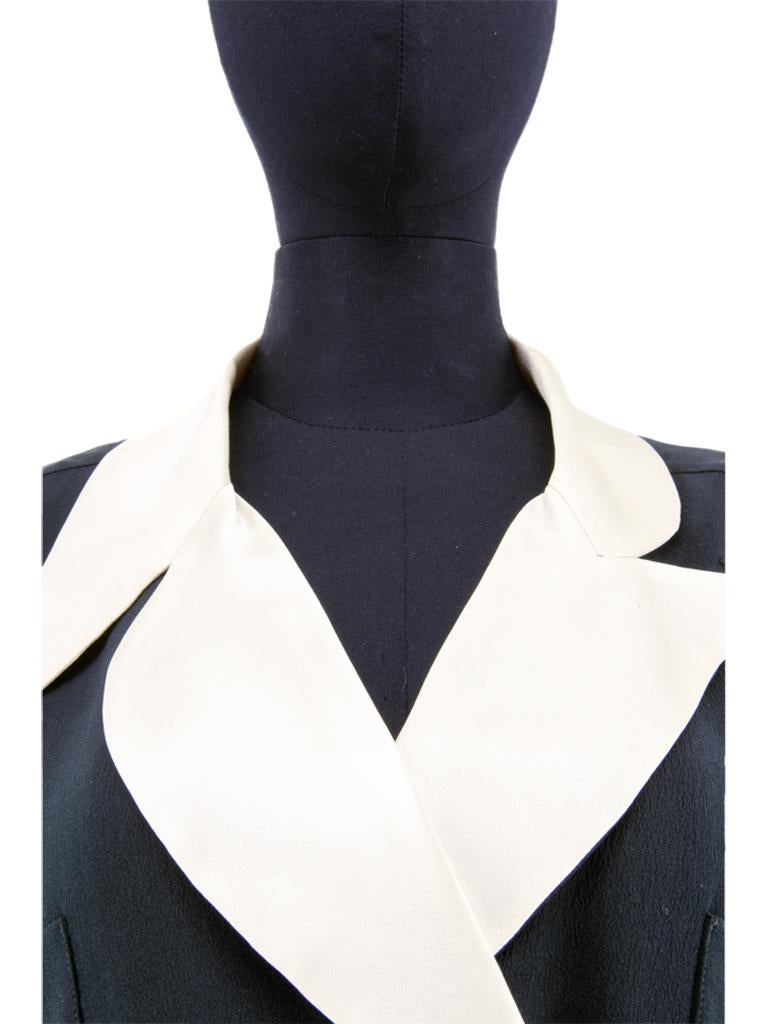 Women's Chanel Double Breasted Silk Blouse