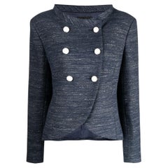 Vintage Chanel  Double-breasted Tweed Jacket