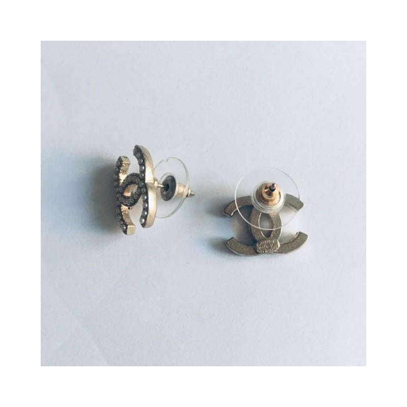 double c earrings chanel