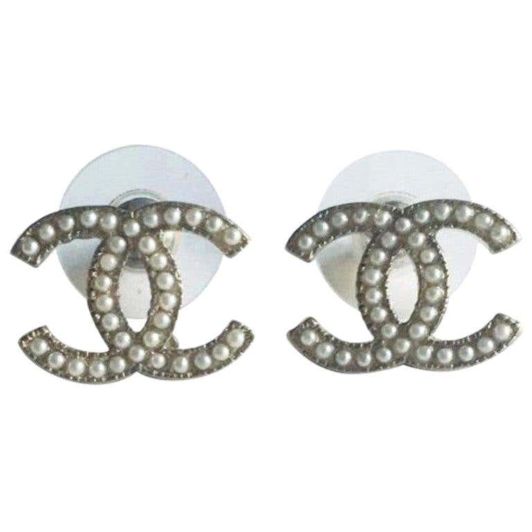 Double c chanel earrings Clearance