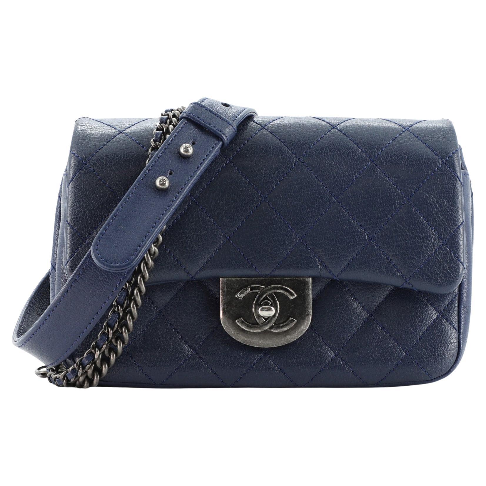Chanel Gabrielle Backpack Quilted Goatskin and Patent Small at 1stDibs