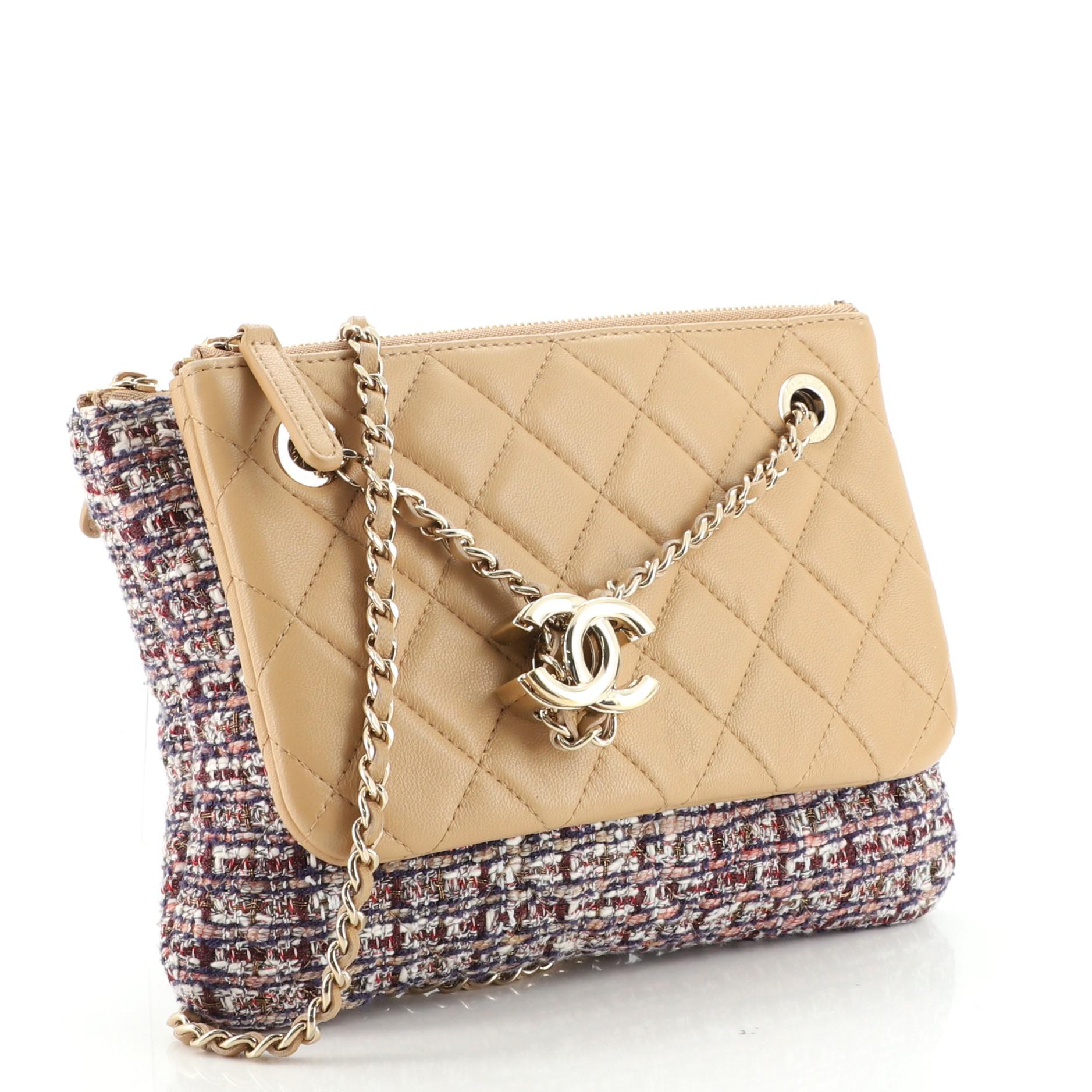 light brown chanel bag
