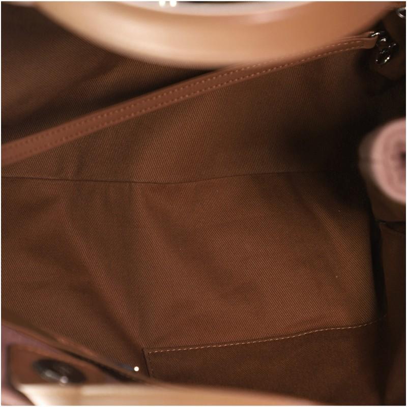 Chanel Double Face Deauville Tote Fransen Gestepptes Segeltuch Medium 1