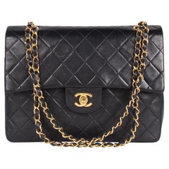 Chanel Double Flap 23 Lambskin Leather Black