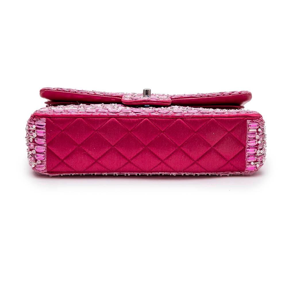 chanel pink iridescent bag