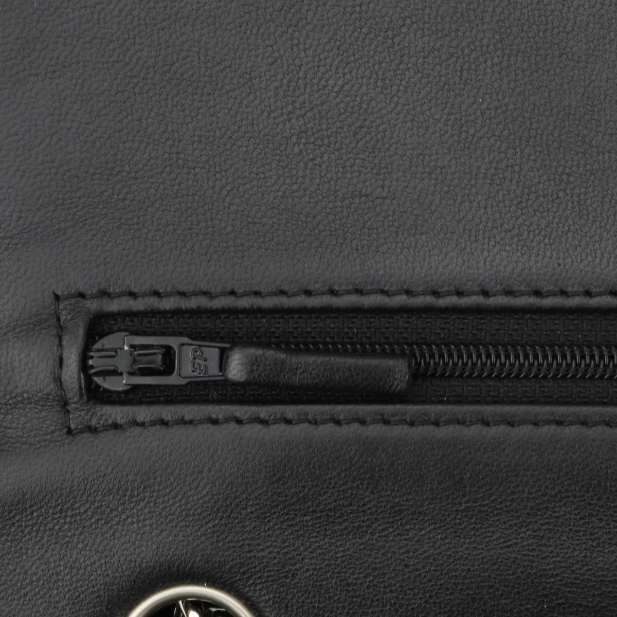 CHANEL Double Flap Jumbo Bag Black Lambskin with Silver Hardware 2015 11