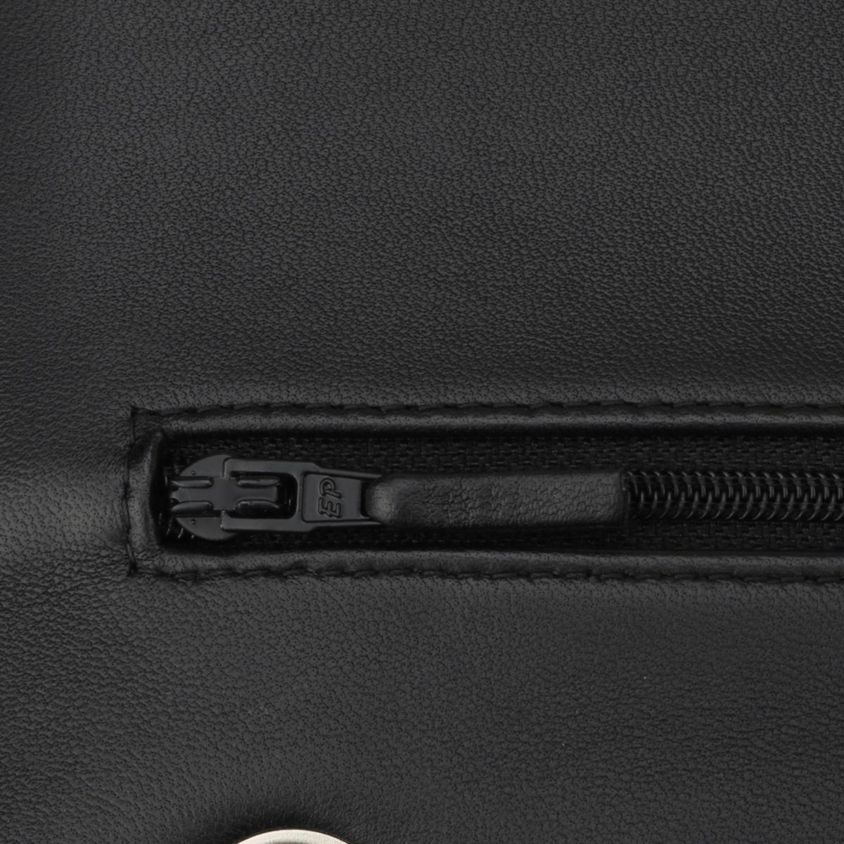 CHANEL Double Flap Jumbo Bag Black Lambskin with Silver Hardware 2015 8