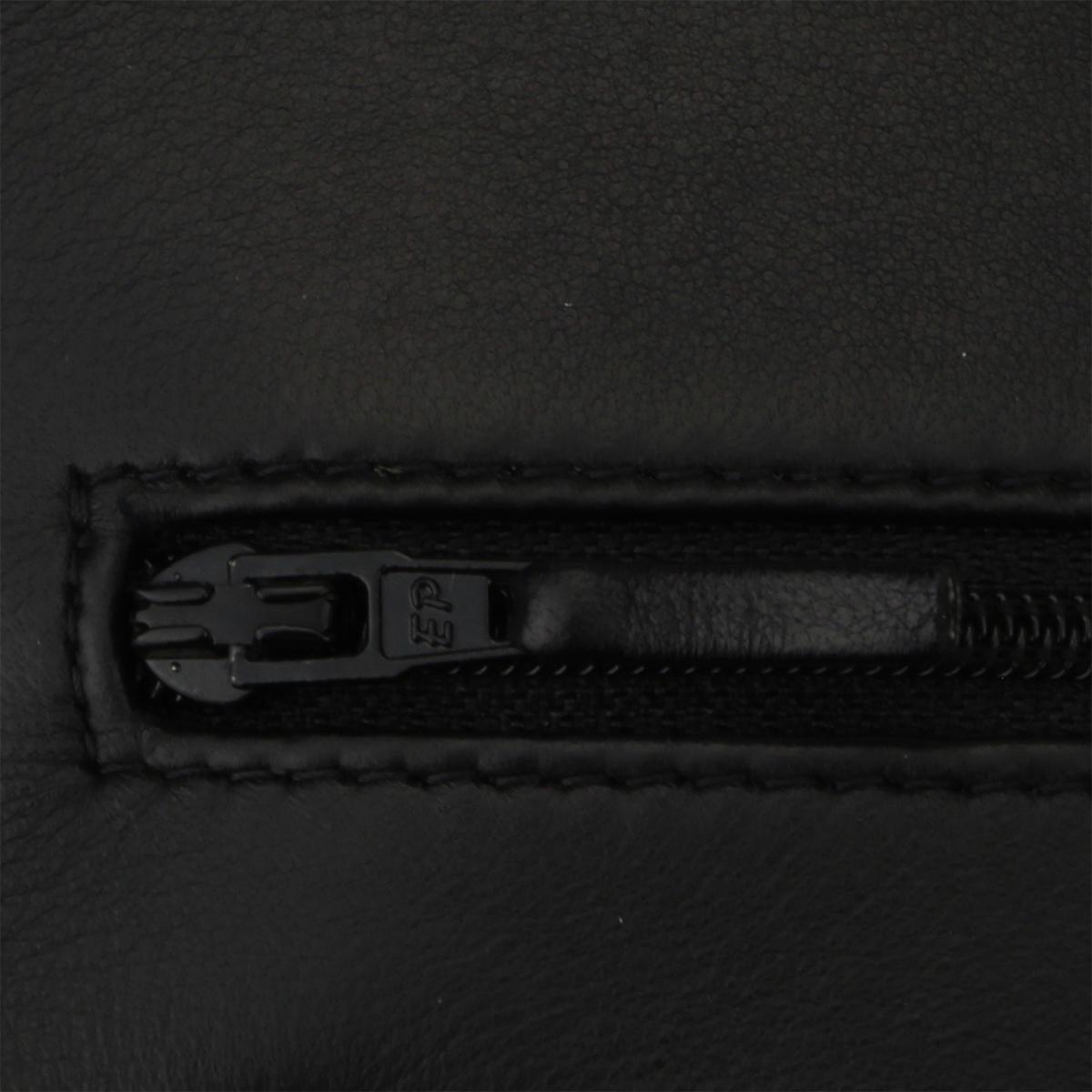CHANEL Double Flap Jumbo Bag Black Lambskin with Silver Hardware 2016 11