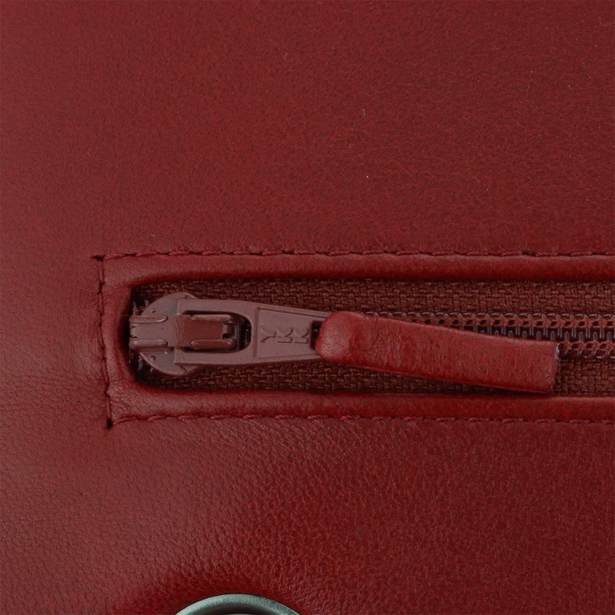 CHANEL Double Flap Jumbo Bag Red Lambskin with Light Gunmetal Hardware 2014 10