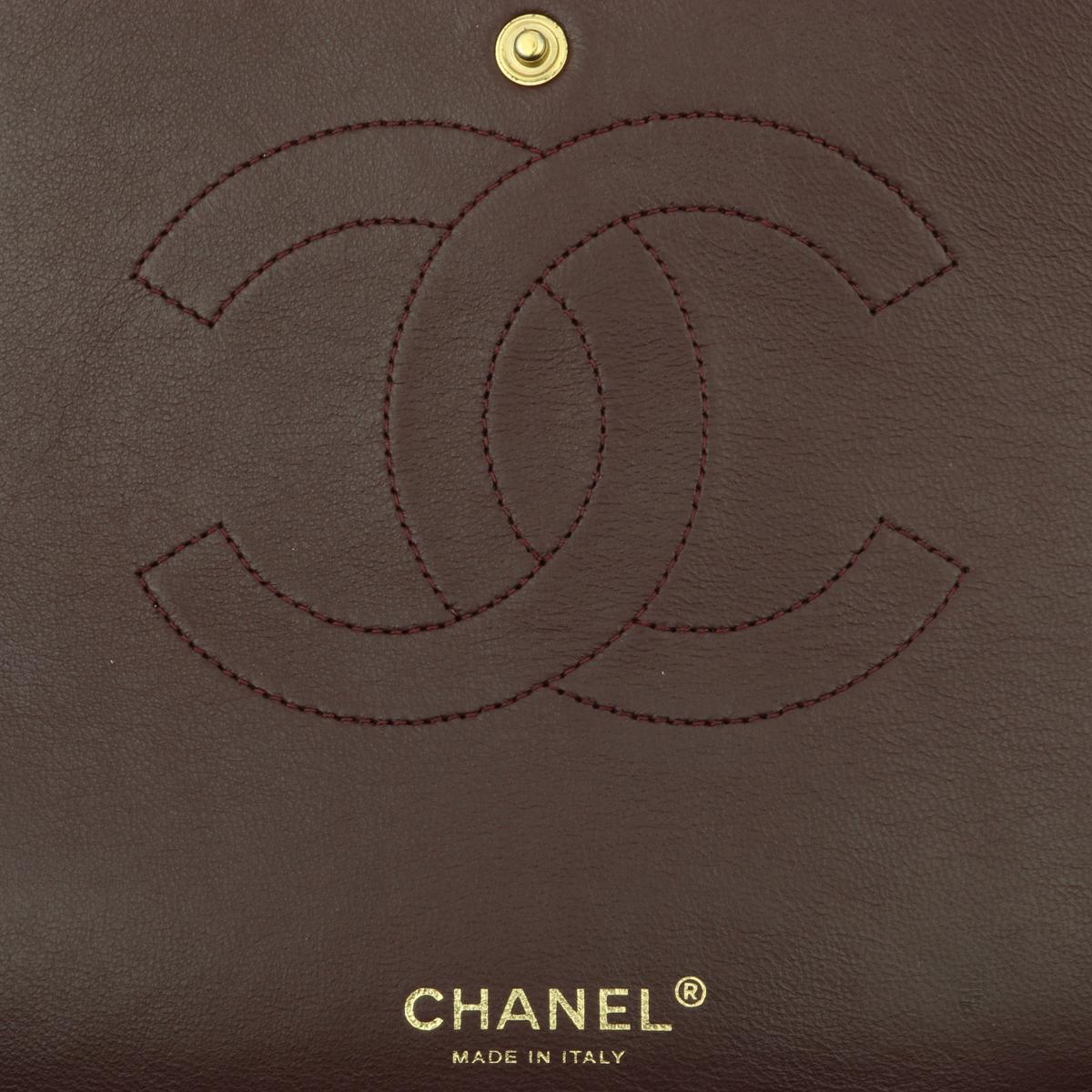 CHANEL Double Flap Maxi Bag Black Caviar with Gold Hardware 2011 10