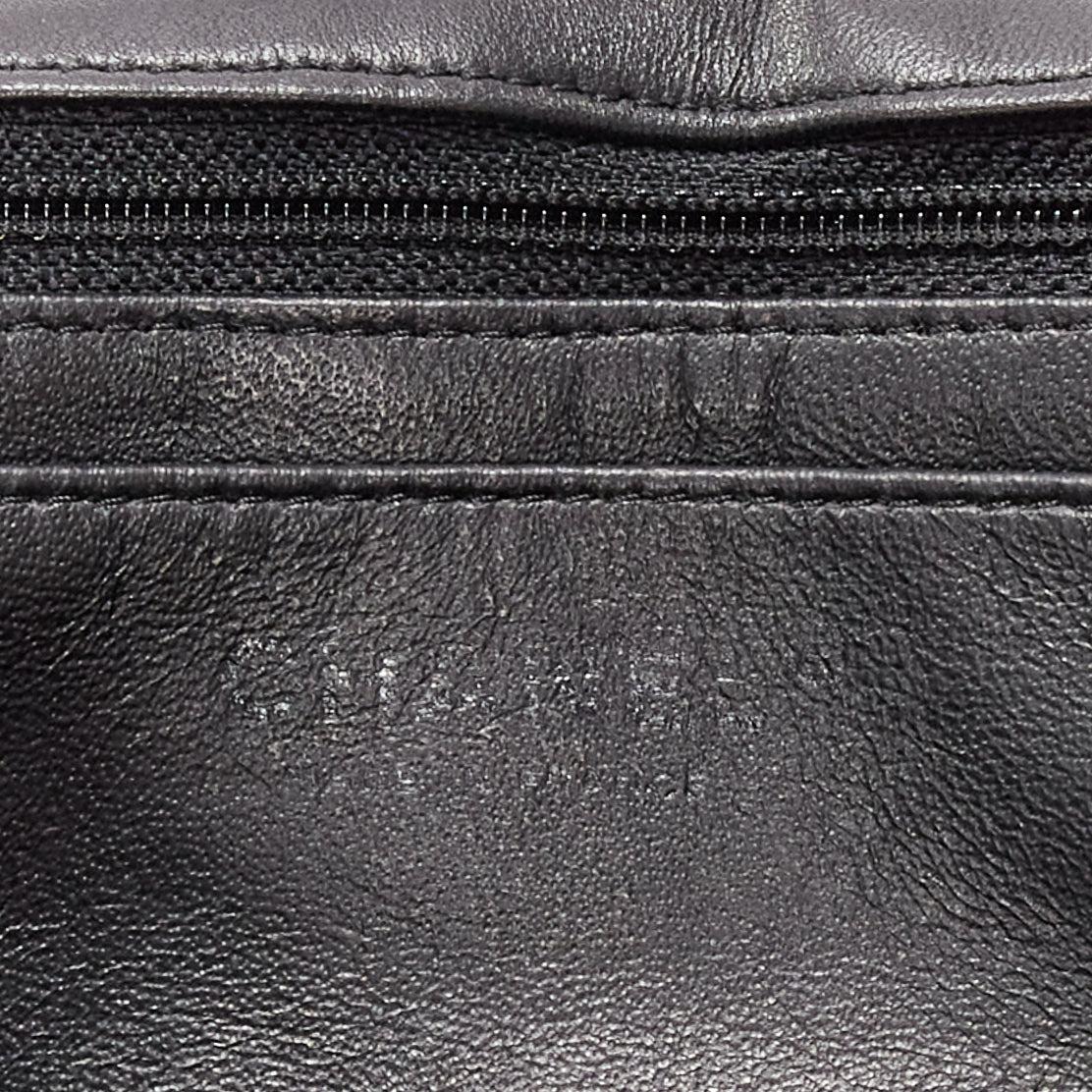 CHANEL Double Flap Medium perforated quilted lambskin silver CC logo chain bag 5