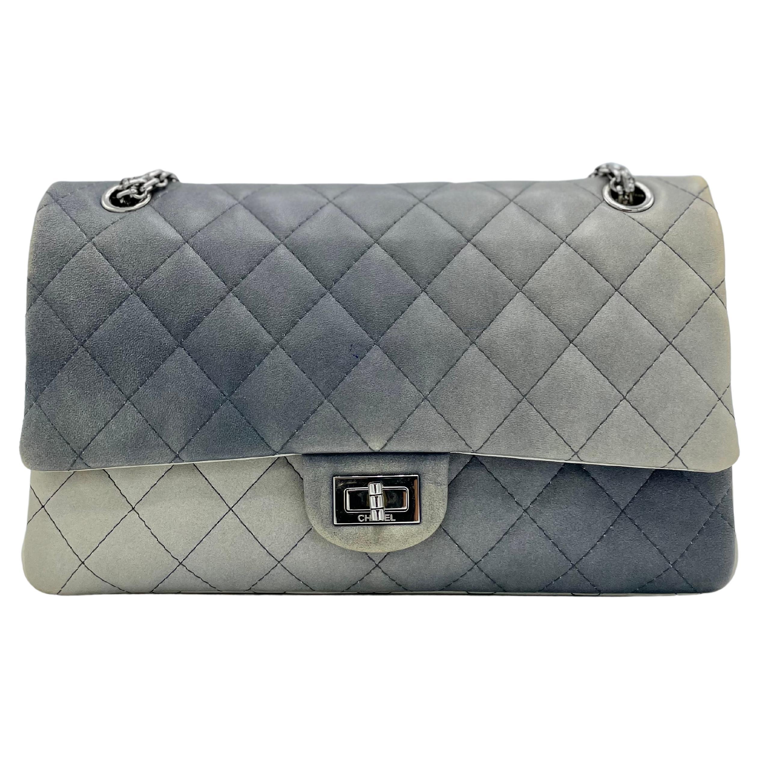 Chanel Double Hybrid Degrade Ombre  Reissue 227 For Sale at 1stDibs
