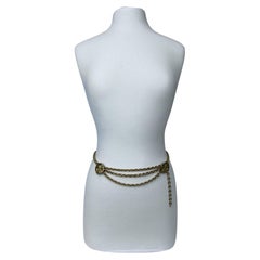 Chanel Double Medallion Chain Belt