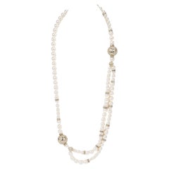 Chanel Double Pearl Strand Necklace/Belt