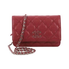 Chanel White Le Boy Double Zip Around Wallet On Chain – The Closet