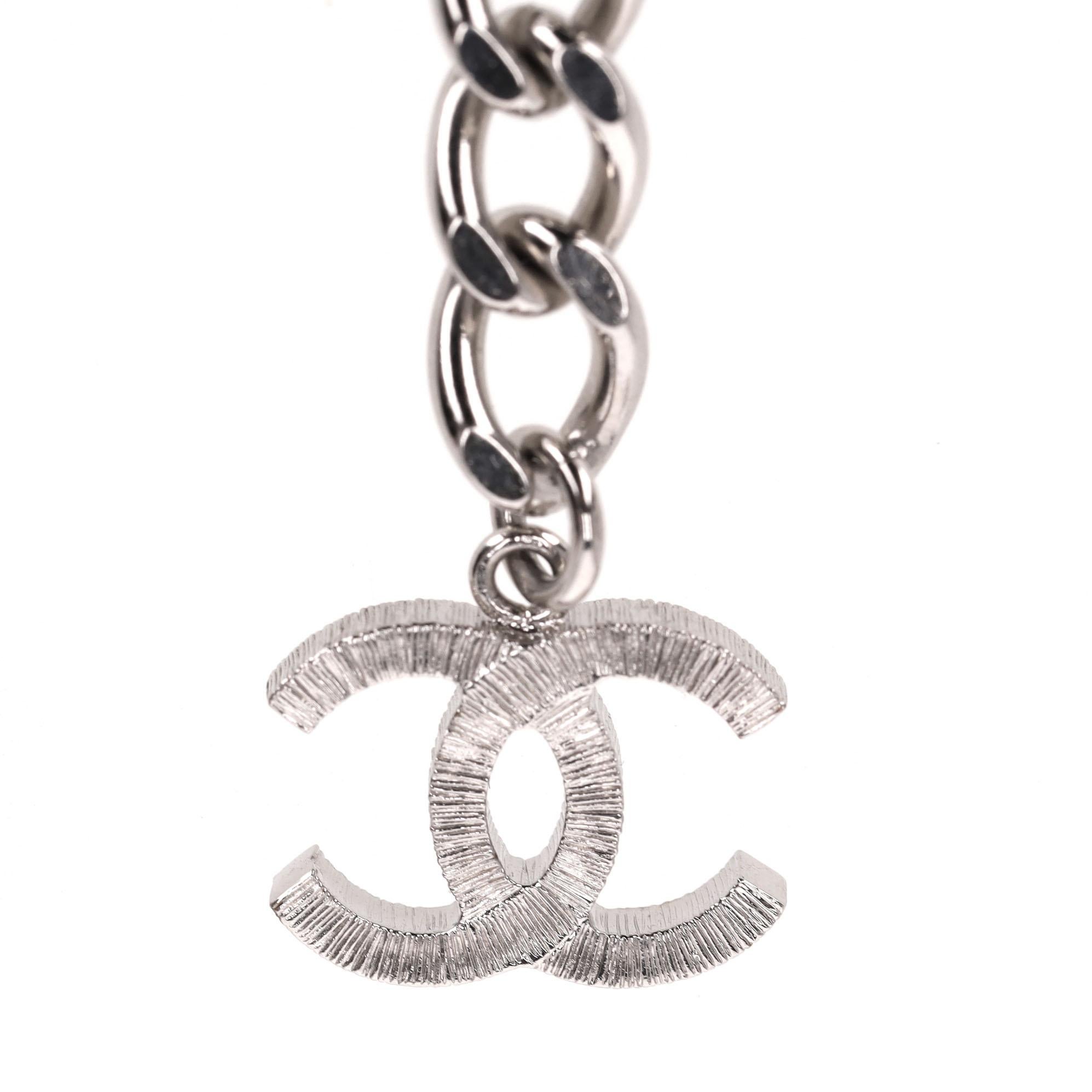 Chanel Double-Strand Pearl Necklace With Crystal Embellished Maltese Cross For Sale 1