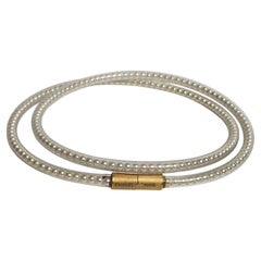 Gargantilla Chanel Doble Vuelta Perla Tubo